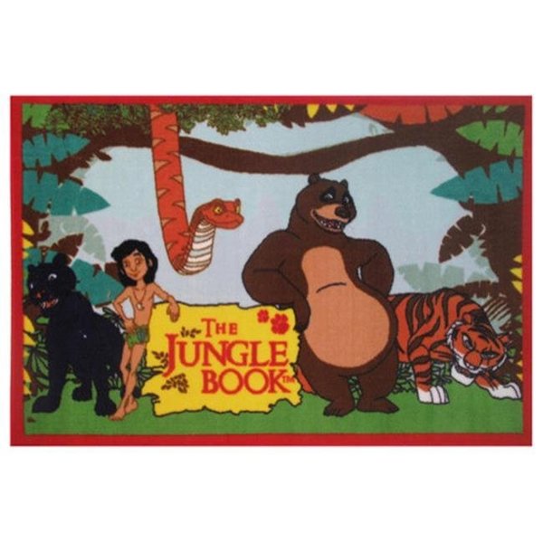 La Rug, Fun Rugs LA Rug; Fun Rugs JB-61 3958 The Jungle Book Multi-Color Rug JB-61 3958